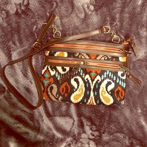 Spartina printed cross body