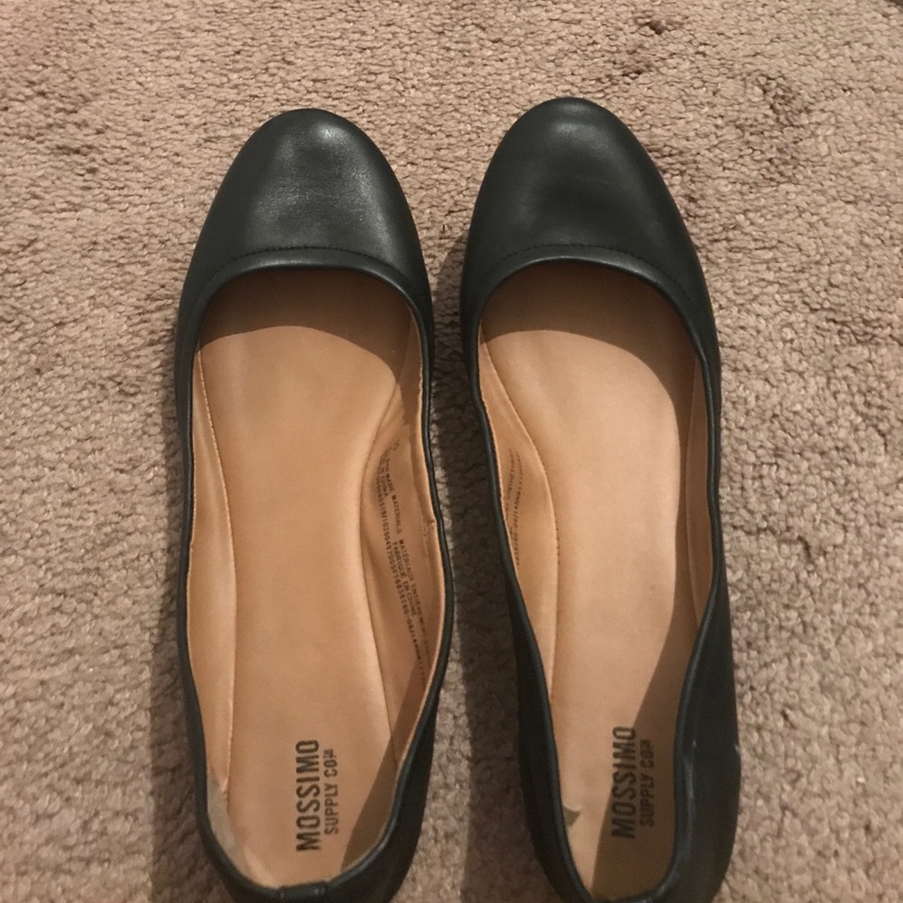 Worn once! Black flats from target