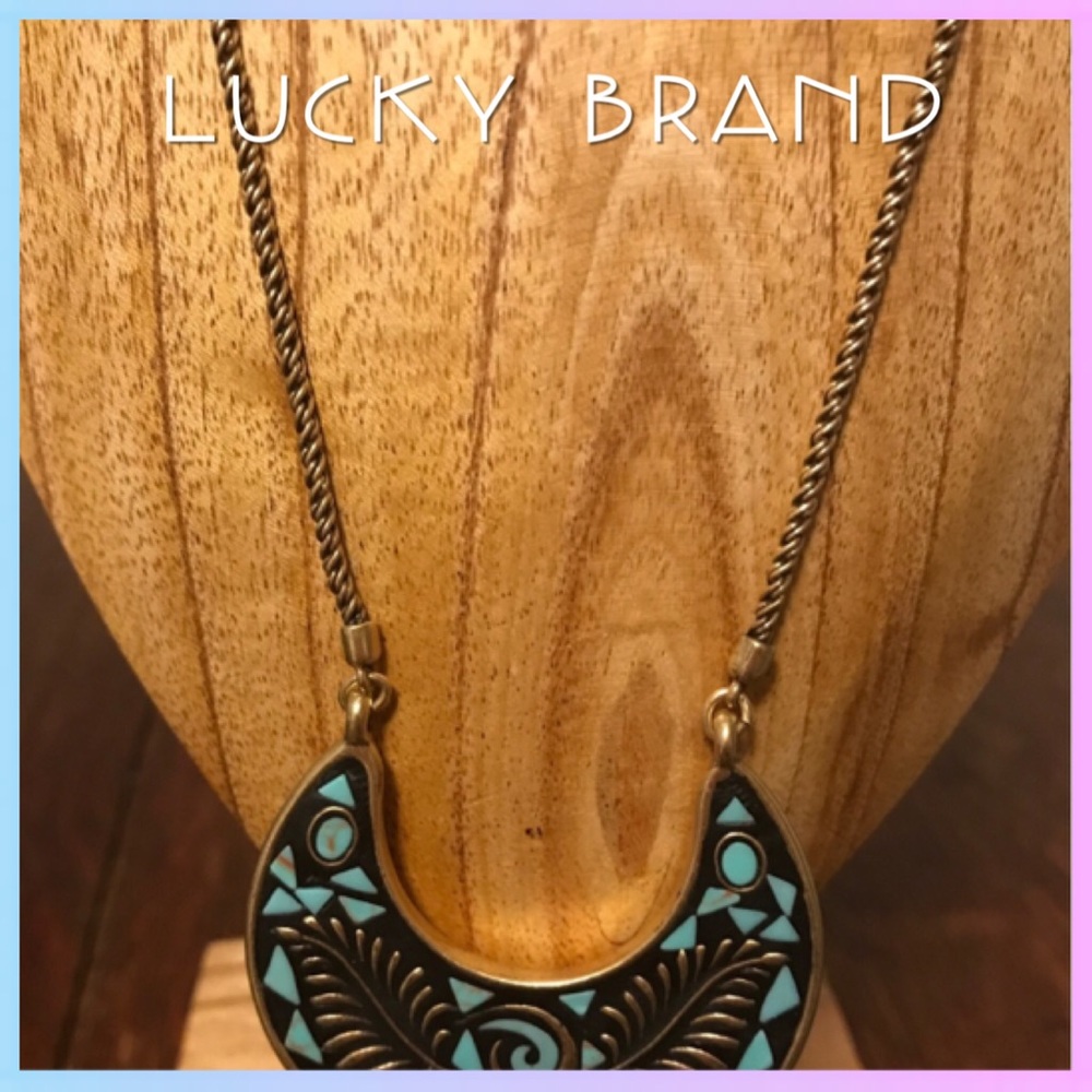 New Lucky Brand Festival, Turquoise Necklace