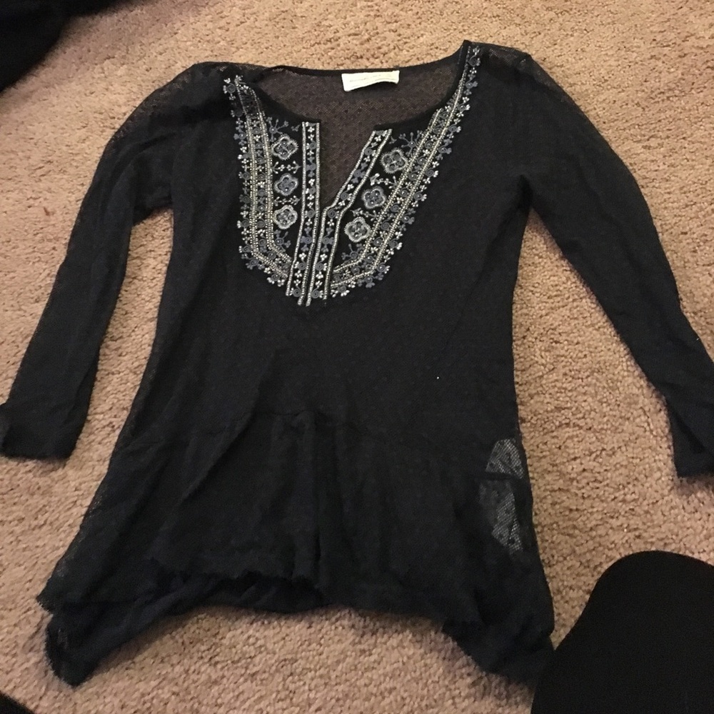 Blue Abercrombie blouse