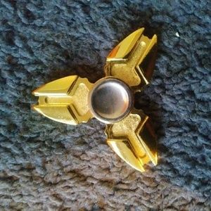 Gold fidget spinner