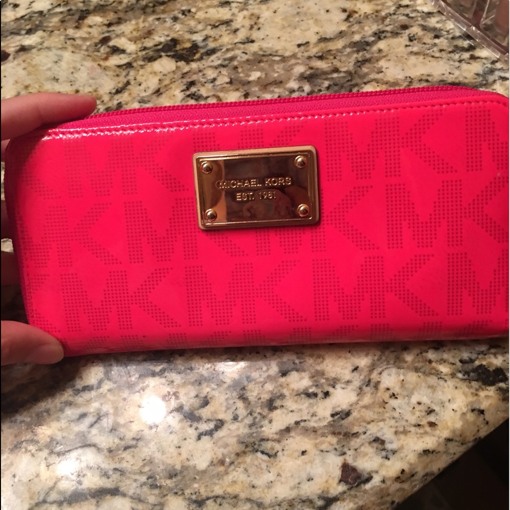 Hot Pink Michael Kors Wallet