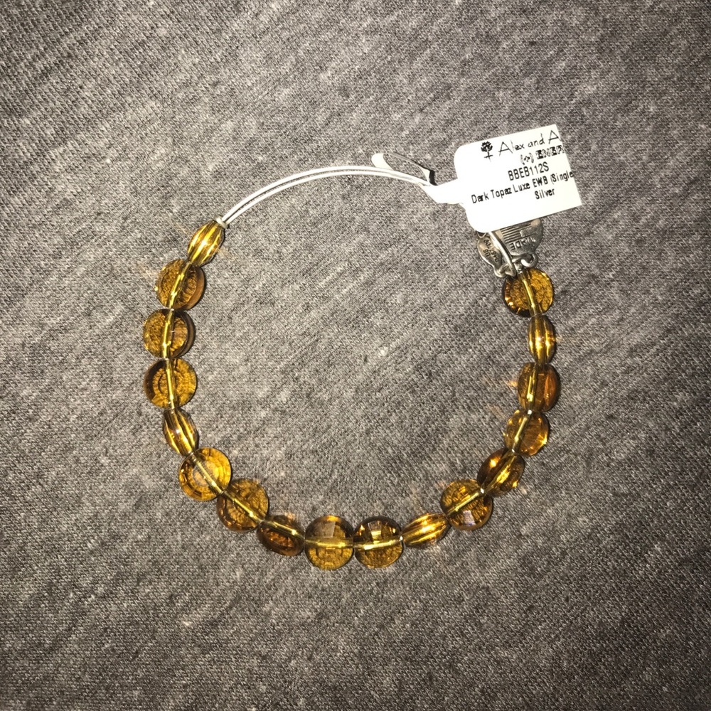 Alex and Ani Dark Topaz Bracelet