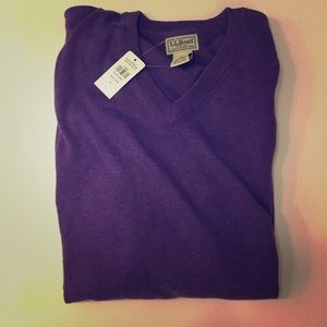 L.L. Bean Cotton/Cashmere Sweater