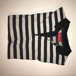 Zara Man Striped Polo Shirt Small