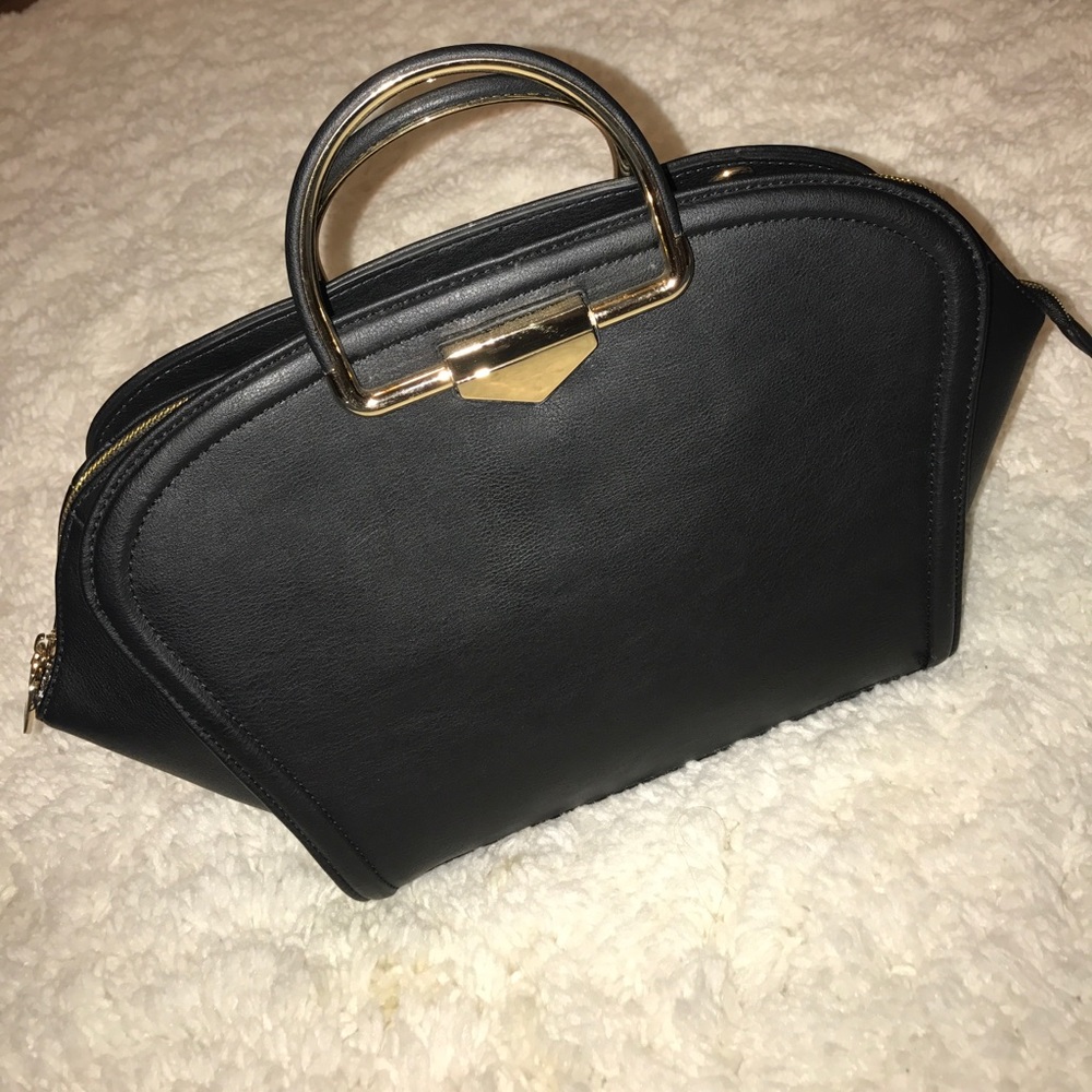 Gorgeous Awkwardly-Shaped Black Purse
