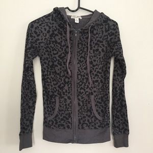 Leopard print hoodie