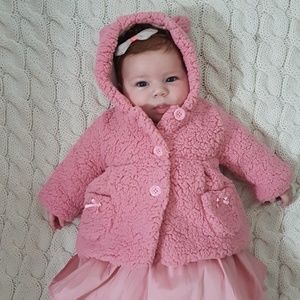 BRITISH BRAND George UK Sherpa Bear Ear Coat