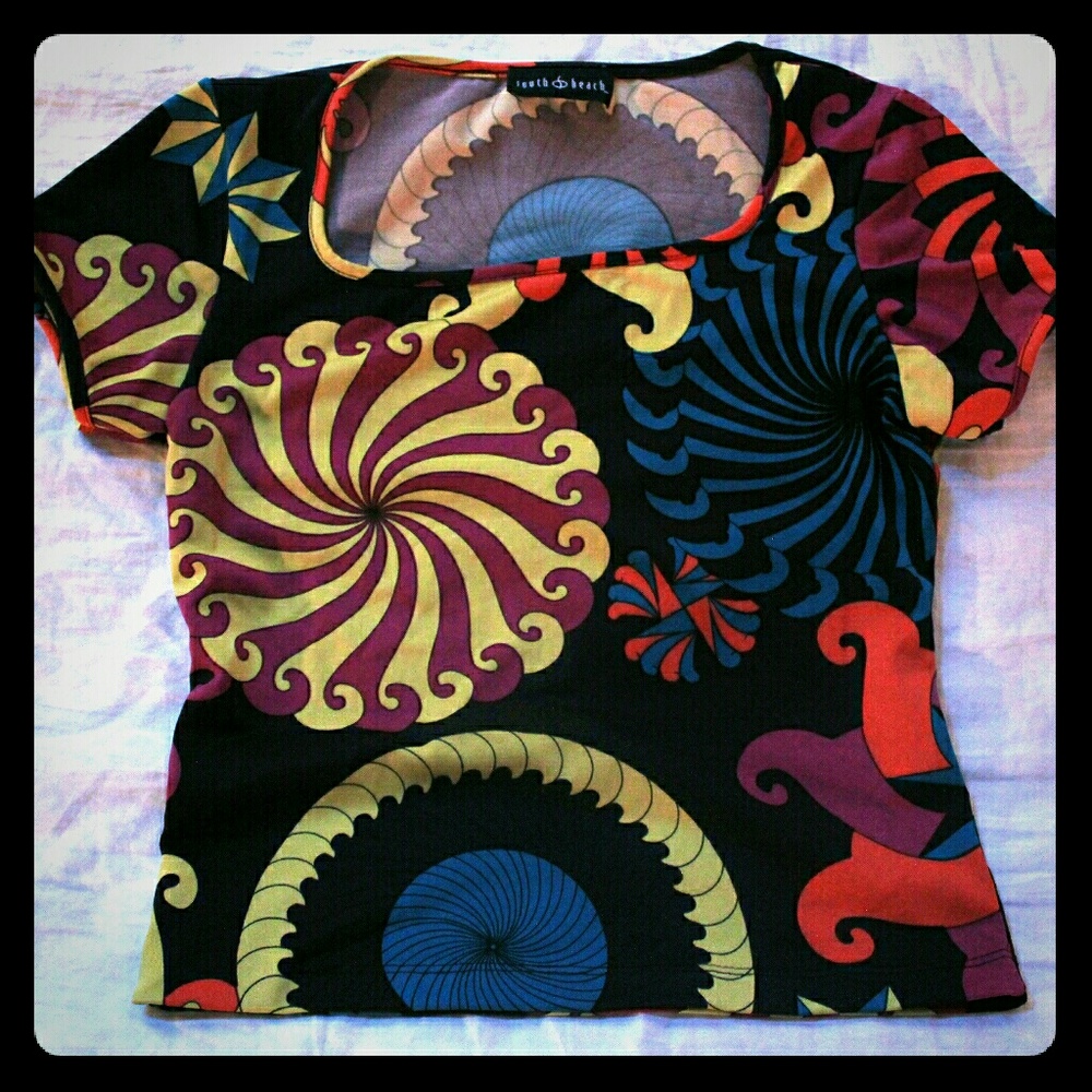 Colorful crop top
