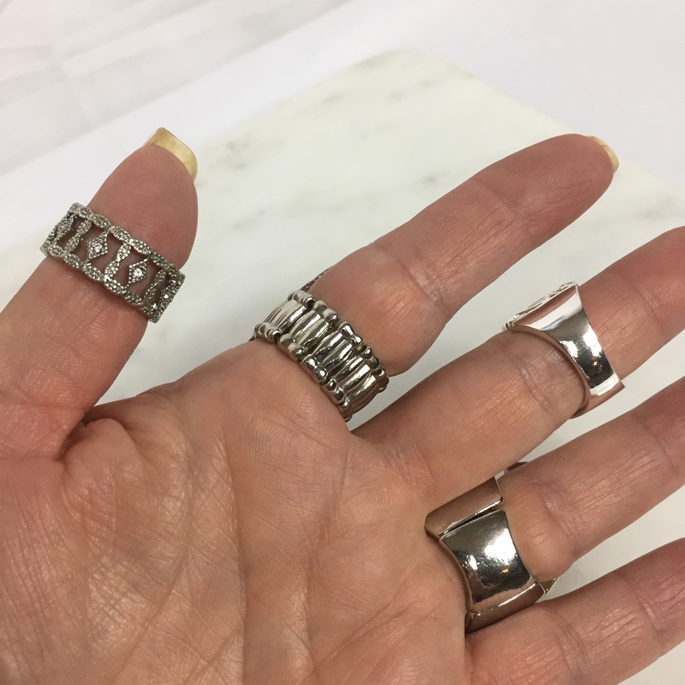 Soft to Edgy Rings NWOT - Picture 3 of 5