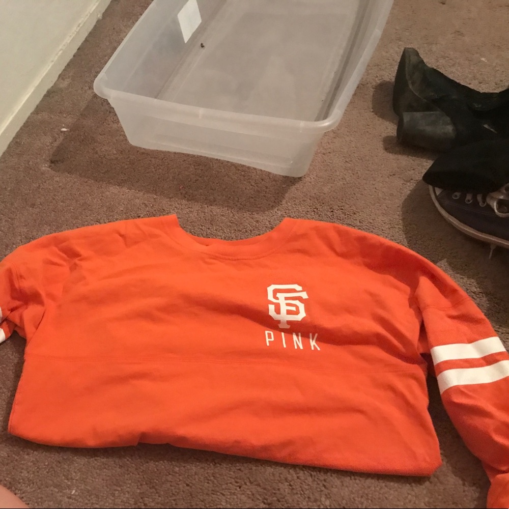 Orange giants sweater