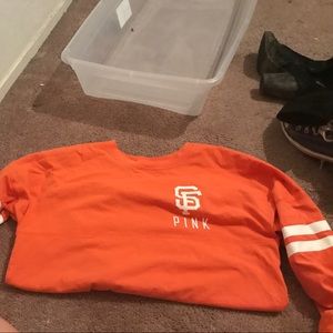 Orange giants sweater