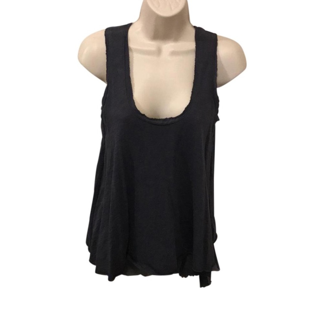 Sleeveless Seven Navy Tank