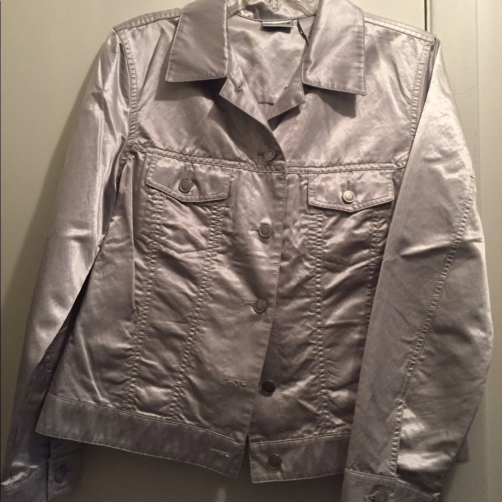 Chico's Silver Jacket