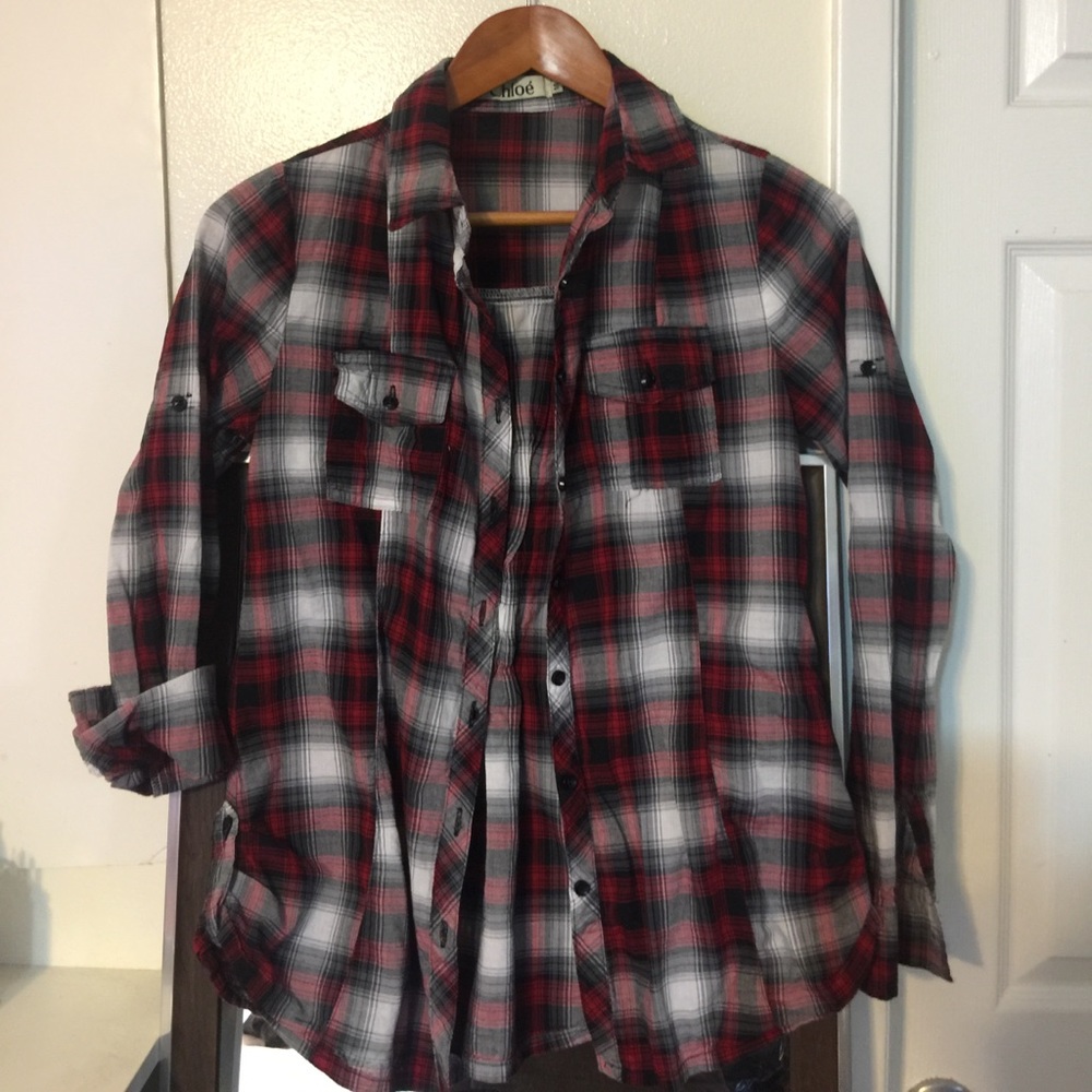 Women's fitted flannel