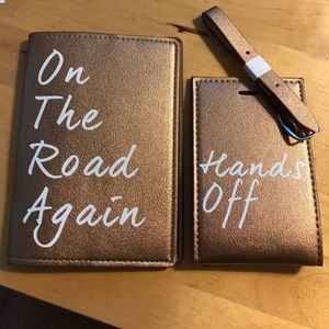 Passport case and luggage tag