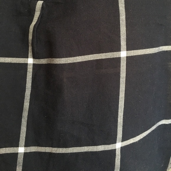 Athleta popover plaid blouse - Picture 3 of 7