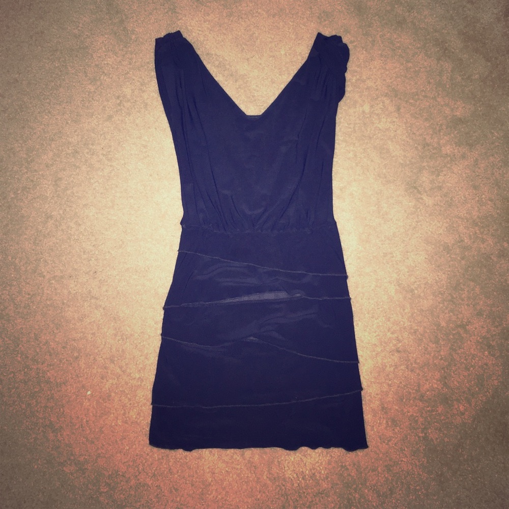 Navy blue dress