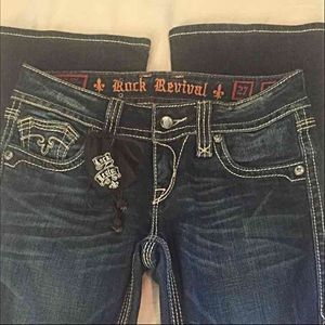 Rock revival sz 27 boot cut woman's jeans