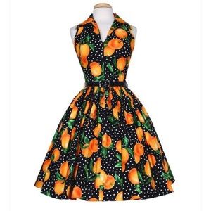 Bernie Dexter Mari Dress in Juicy Orange 3X