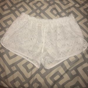 lacy swimsuit cover shorts