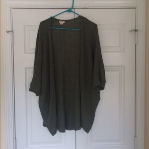 "Evergreen" • Dark Green Cardigan