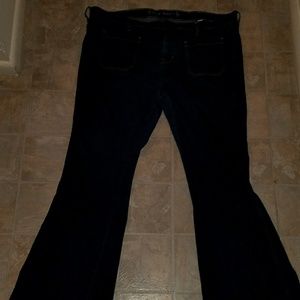 Flare bottom jeans