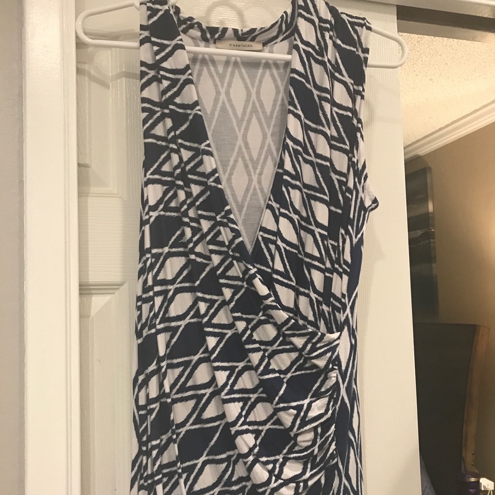 Blue and white 41 Hawthorn Shirt