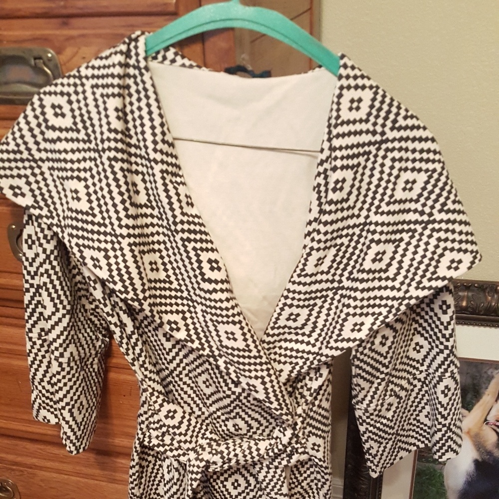 Hooded Wrap Jacket.
