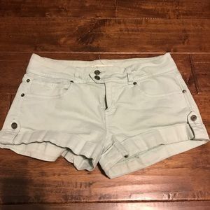 Mint Cuffed Shorts Size 27