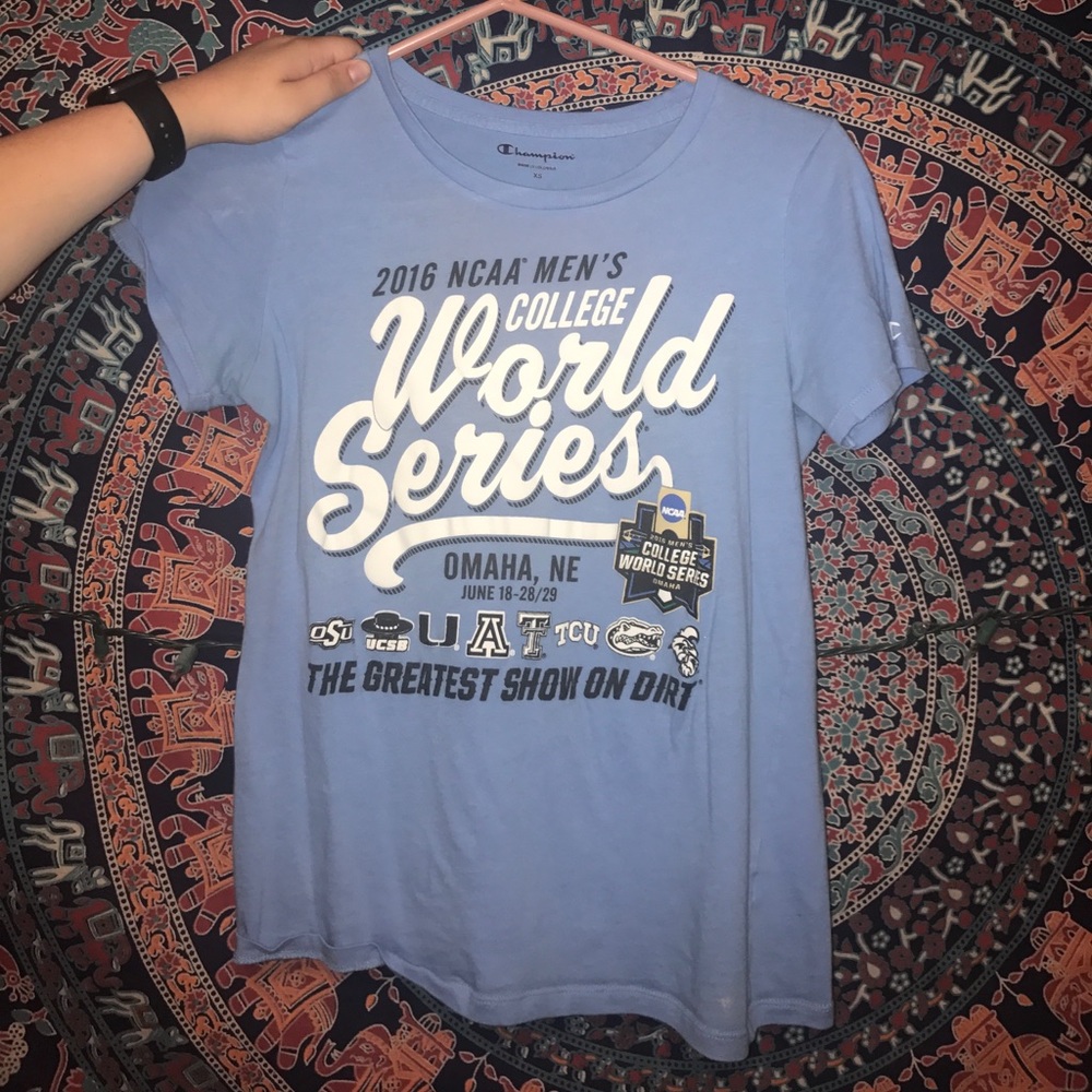 college world series tshirt
