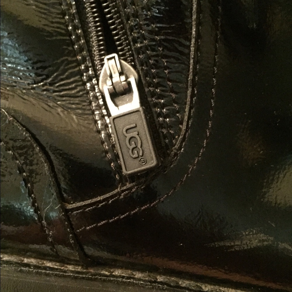UGG Beautiful Double Zipper Leather Boots