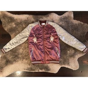 Cognac and Silver Souvenir Jacket