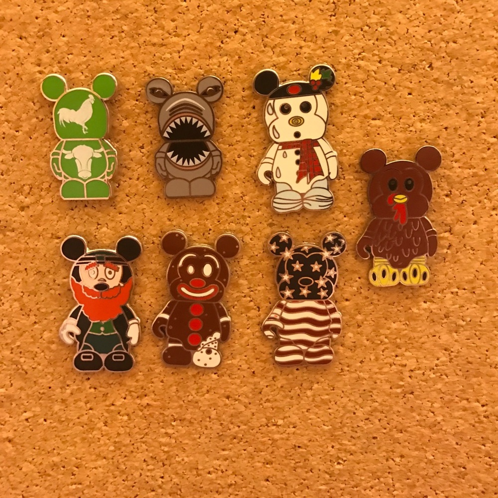 Mickey Mouse Silhouette Theme Pins