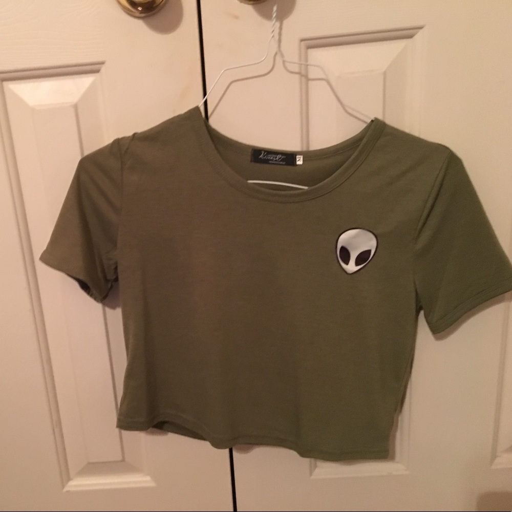 Alien Army Green Shirt