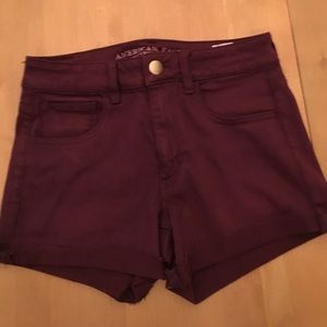 Maroon American eagle super stretch high waisted