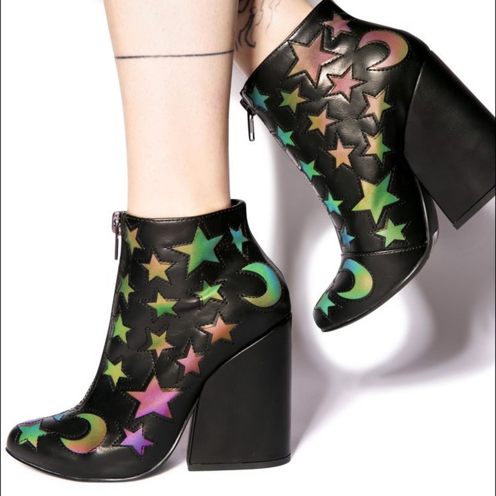YRU Craft Moon & Stars Ankle Bootie