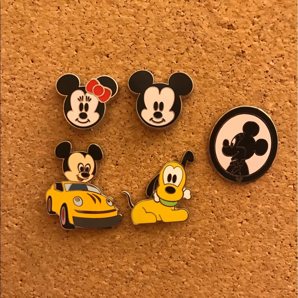 Minnie and Mickey Pins