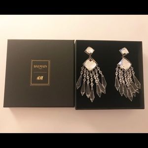 Balmain x H&M collaboration earrings