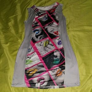 Brand new face expression dress size extra large