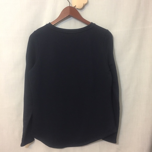 crown crown bow sweater pink navy blue nwot crown crown bow sweater pink navy blue nwot