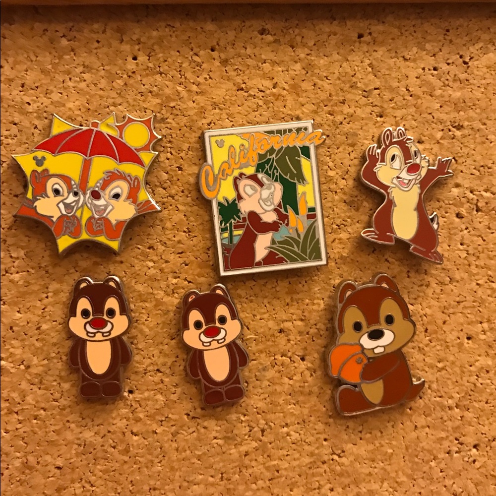 Chip N' Dale Disney Trading Pins