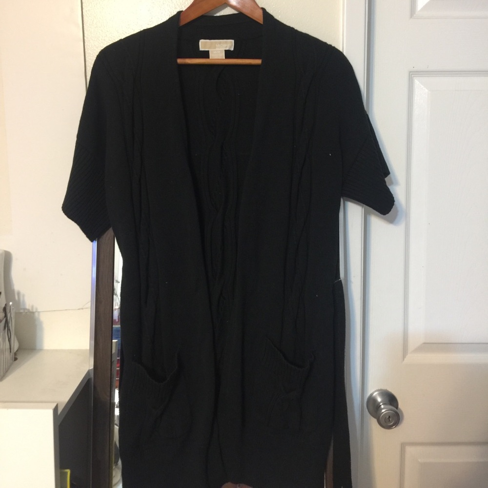 Michael Michael Kors long black cardigan.