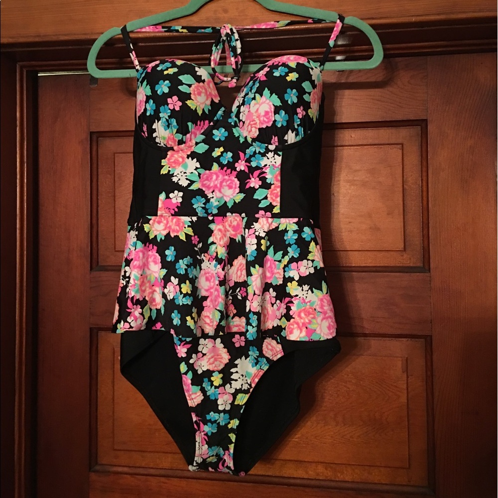 One Piece Bongo Peplum Swimsuit