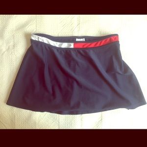 Tommy Hilfiger swim skirt navy blue coverup sz L