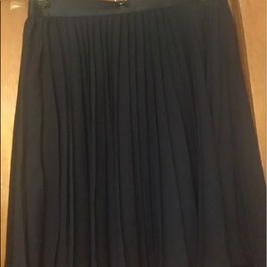 Express skirts! Black and blue with pleats!