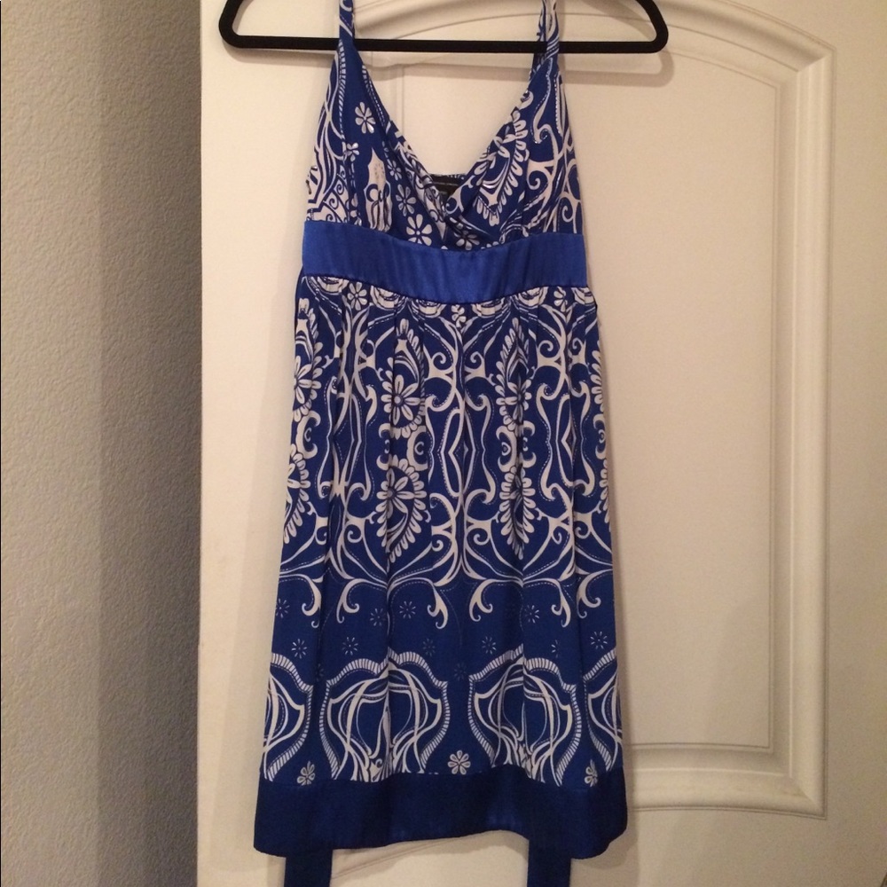 Patterned Blue INC Dress