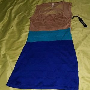 New with tags cute dress sheer back size large