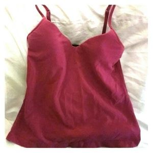 Tank top with built in bra - gently preloved