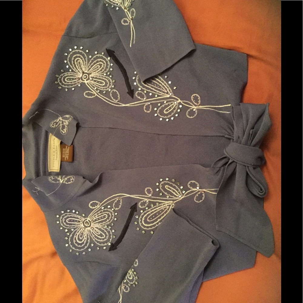 Double D Ranch tie front top